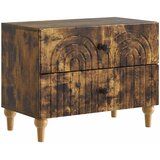  Noćni ormar Dimljeni hrast 62 x 34,5 x 48 cm Konstruirano drvo | shoptok.hr