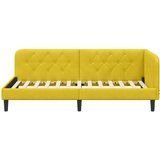  Kutni okvir kreveta Žuta 100 x 200 cm Baršun | shoptok.hr