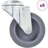 vidaXL Gibljiva kolesa z luknjo za sornik 8 kosov 75 mm | Shoptok.si