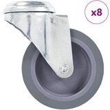 vidaXL Okretni kotačići s otvorom za vijke 8 kom 75 mm | shoptok.hr