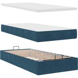  Okvir kreveta s madraca tamnoplavi 90x200cm baršunasti | shoptok.hr