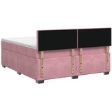  Krevet s box springom, madracem i LED-om Ružičasta 140 x 200 cm | shoptok.hr