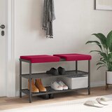  Jastučić za klupu 2 kom. Baršun Vinska crvena Dubina 35 cm | shoptok.hr