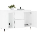  Komoda bijela 101,5x35x70 cm od konstruiranog drva | shoptok.hr