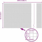  Zavarena žičana ograda 2500 x 60 cm Zelena | shoptok.hr