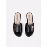 GOODIN Black women's flip-flops on a flat sole | Shoptok.si