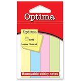 Optima Označevalci (76 x 14 mm), 4 x 50 listov Cene