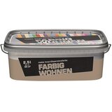Farbig Wohnen Notranja disperzijska barva Cappuccino mat 2,5 l | Shoptok.si