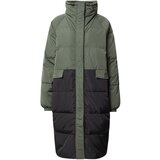 Ichi Zimski plašč zelena / črna | Shoptok.si
