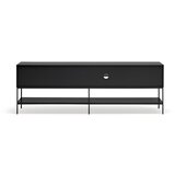 Teulat Črna TV omarica 220x74x45 cm Platt – | Shoptok.si