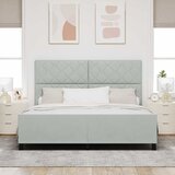  Krevet s opruga kutije Svjetlosiva 180 x 200 cm Baršun | shoptok.hr