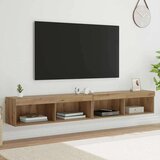 TV stene z LED lučmi Panama 2 pcs Umetni hrast 100 x 30 x 30 cm, (5000132524) | Shoptok.si