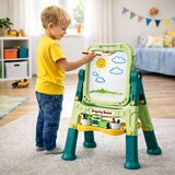  Edukativna dvostrana ploča sa 48 elemenata - zelena | Shoptok.si