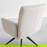 Bessagi Home naslanjač rosalia, bež, žamet | Shoptok.si