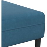 SOFA 3 pcs Plava 250 x 188 x 76 cm Baršun | shoptok.hr