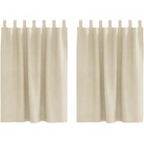  Zavjese za zamračivanje 2 pcs Krema 140 x 140 cm Baršun | Eponuda.ba