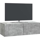 TV Omarica za TV, ki jo lahko montiraš na steno Betonsko siva, (5000210625) | Shoptok.si