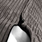 SLOWDOWN Temno rjava vreča za sedenje iz rebrastega žameta Seat Lounge – | Shoptok.si