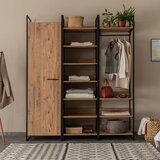 Hanah home Dynamic Takım - 4 Atlantic Pine Wardrobe