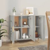  Komoda siva boja betona 90x34x80 cm od konstruiranog drva | shoptok.hr