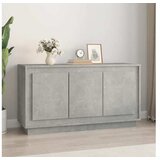  Komoda siva boja betona 102 x 35 x 55 cm od konstruiranog drva | shoptok.hr