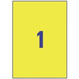 Avery Zweckform Zelo odporne etikete iz poliestra, rumene 210 x 297 mm | Shoptok.si