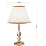 Orion LA 4-1085/1 - Stona lampa TONIA 1xE27/60W/230V, prečnik 30 cm, bela/bronza | Eponuda.com