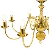  Luster zlatni 8 x žarulja E14 | shoptok.hr