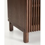 Kave Home Temno rjava TV omarica v orehovem dekorju 180x49,5x42,5 cm Beyla – | Shoptok.si