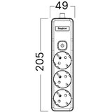 Braytron podsklop sa 3 utičnice i prekidačem | ePonuda.com