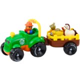 Traktor za igru sa prikolicom i pogonom + figure životinja | shoptok.hr