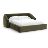 Cosmopolitan Design Zelena oblazinjena zakonska postelja s prostorom za shranjevanje z letvenim dnom 140x200 cm Campi – | Shoptok.si