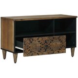 TV ormar s ladicama Smeđa 80 x 33,5 x 46 cm Čvrsto drvo manga | shoptok.hr