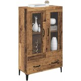  Highboard Staro drvo 70 x 31 x 115 cm Obrađeno drvo i čelik | shoptok.hr