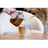 Vialli Design Steklen čajnik s cedilom v mat srebrni barvi 1 l Tulip – | Shoptok.si
