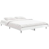  Okvir za krevet visoki sjaj bijeli 140x190 cm konstruirano drvo | shoptok.hr