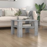 Furnova Klubska mizica betonsko siva 60x60x42 cm iverna plošča, (21915174) Cene
