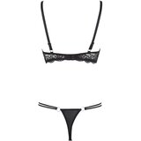Cottelli naprsni naprsnik z naramnicami in tangicami (črna) - 80C/M | Shoptok.si