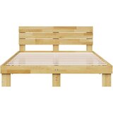 Okvir kreveta uzglavljem bez madraca 160x200 cm puno drvo hrast | shoptok.hr