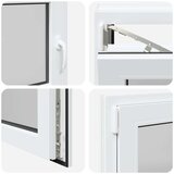  Podrumski prozor RISOR 90x50 cm Okretno-nagibni DIN lijevi bijeli - Bijela 90 x 50 cm (dvoslojni) 1 Naginjanje i okretanje lij | shoptok.hr
