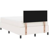  Krevet s opruga kutije s uzglavljem Krema i bijela 120 x 190 cm | shoptok.hr