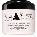 Ziaja Jeju Young Skin sladkorni piling za telo črni 200 ml Cene