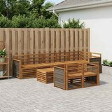  Setovi sofa Čvrsto drvo akacije | shoptok.hr