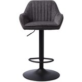 Unique Furniture Temno siv barski stol z nastavljivo višino Nolan – | Shoptok.si