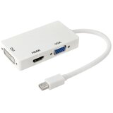 Optimus Konverter Adapter (0.10m, Mini DP na HDMI/DVI/VGA ženski, crni) Cijene