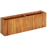  Vrtna posuda za sadnju od masivnog bagremovog drva 150x30x50 cm | shoptok.hr