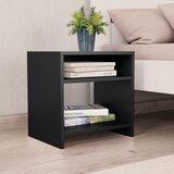 Furnova Nočne omarice 2 kosa črne 40x30x40 cm iverna plošča, (21925840) | Shoptok.si