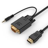  HDMI adapter kabal GEMBIRD A-HDMI-VGA-03-6 HDMI to VGA, 1,8m, adapter + audio Cijene
