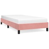  Okvir za krevet ružičasti 90x190 cm baršunasti | shoptok.hr