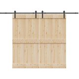  Komplet opreme za drsna vrata 427 cm jeklo črne barve, (22046607) | Shoptok.si